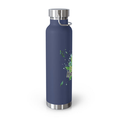 "Your Daily Dose of Hydration" - Copper Vacuum Insulated Bottle, 22oz - Creatively Designed Shop