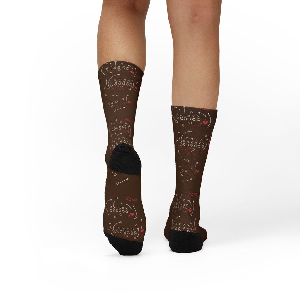 Football Playbook Socks