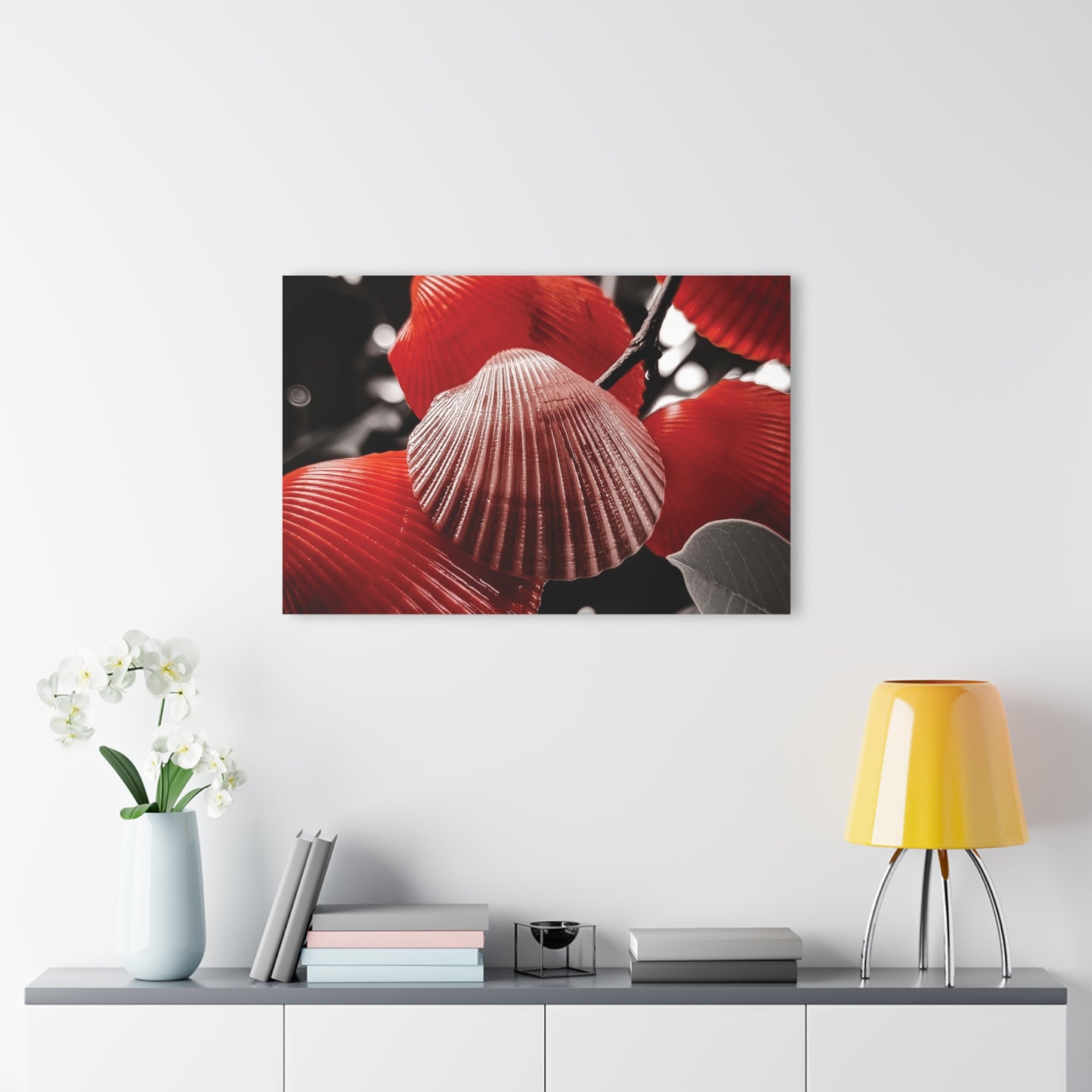 Red Shells - Acrylic Prints (French Cleat Hanging)