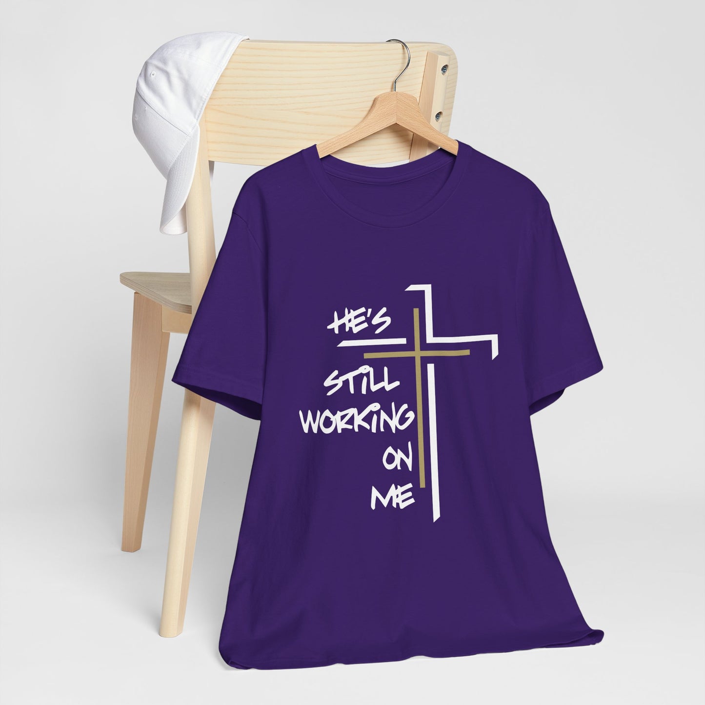 He's Still Working On Me - Unisex Jersey Short Sleeve Tee