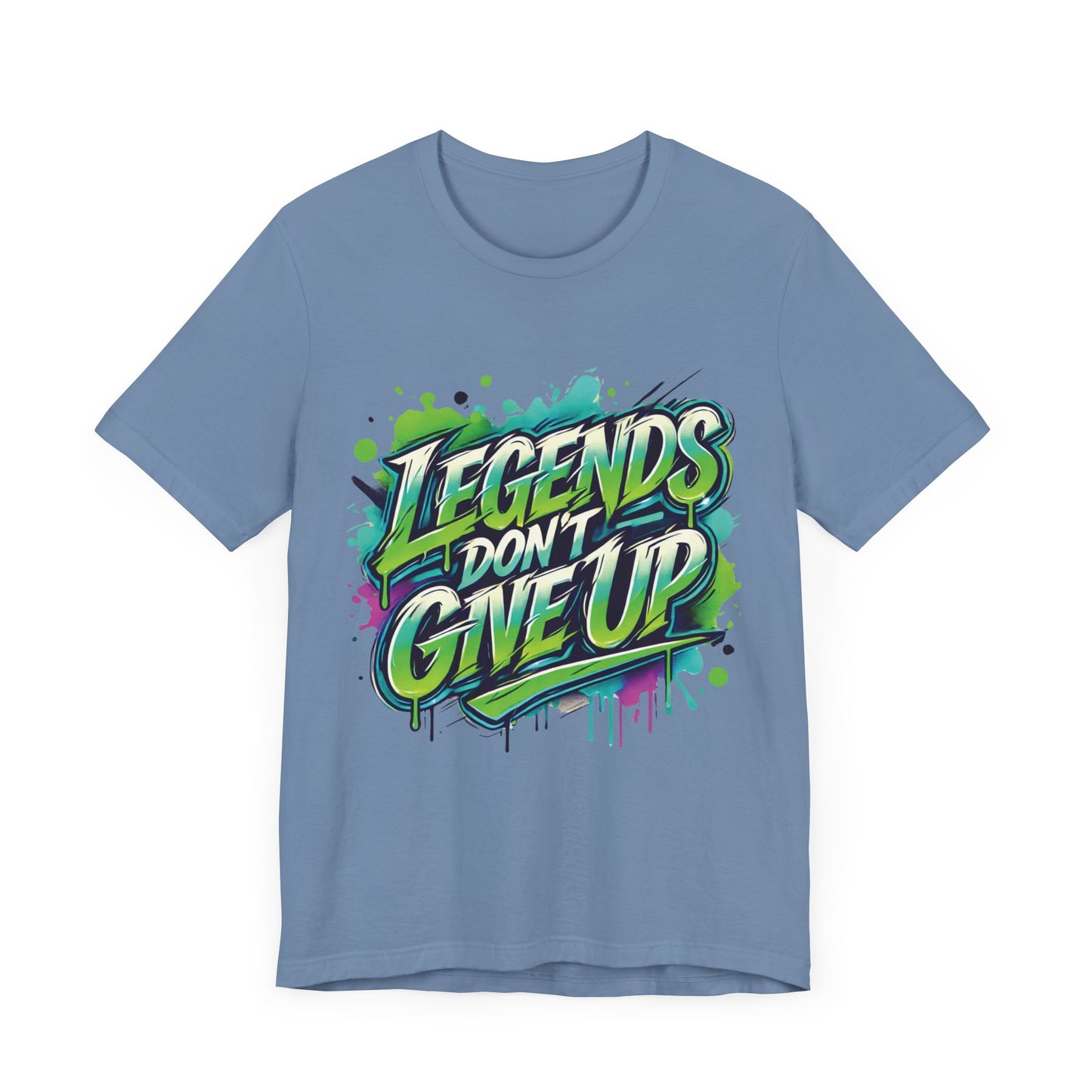 Legends Don't Give Up - Unisex Jersey Short Sleeve Tee