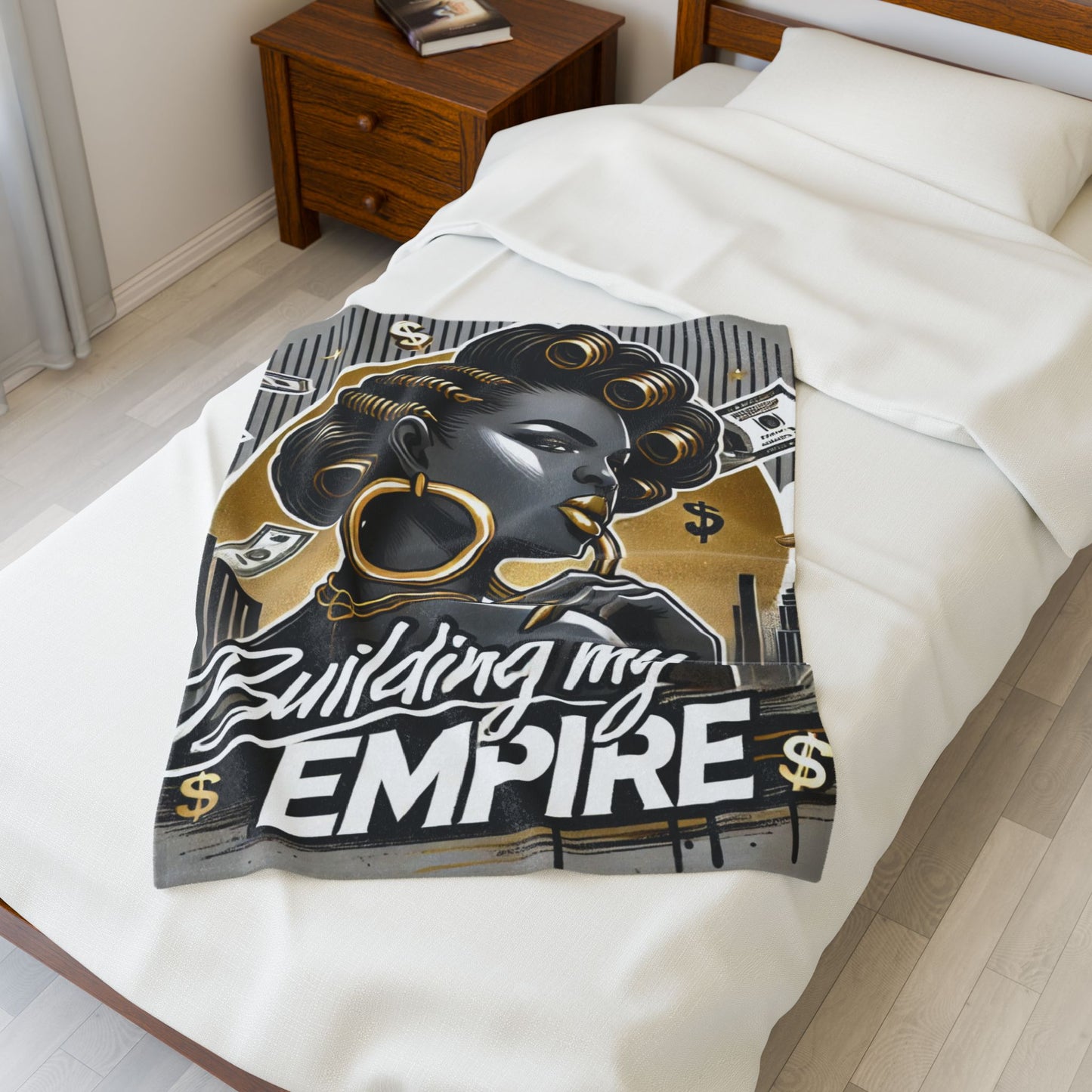 Building My Empire – Plush Velveteen Blanket