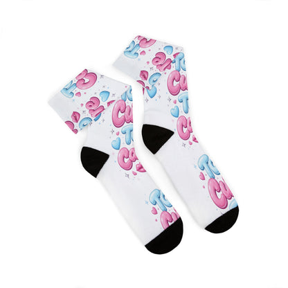 Too Cute to Care Socks