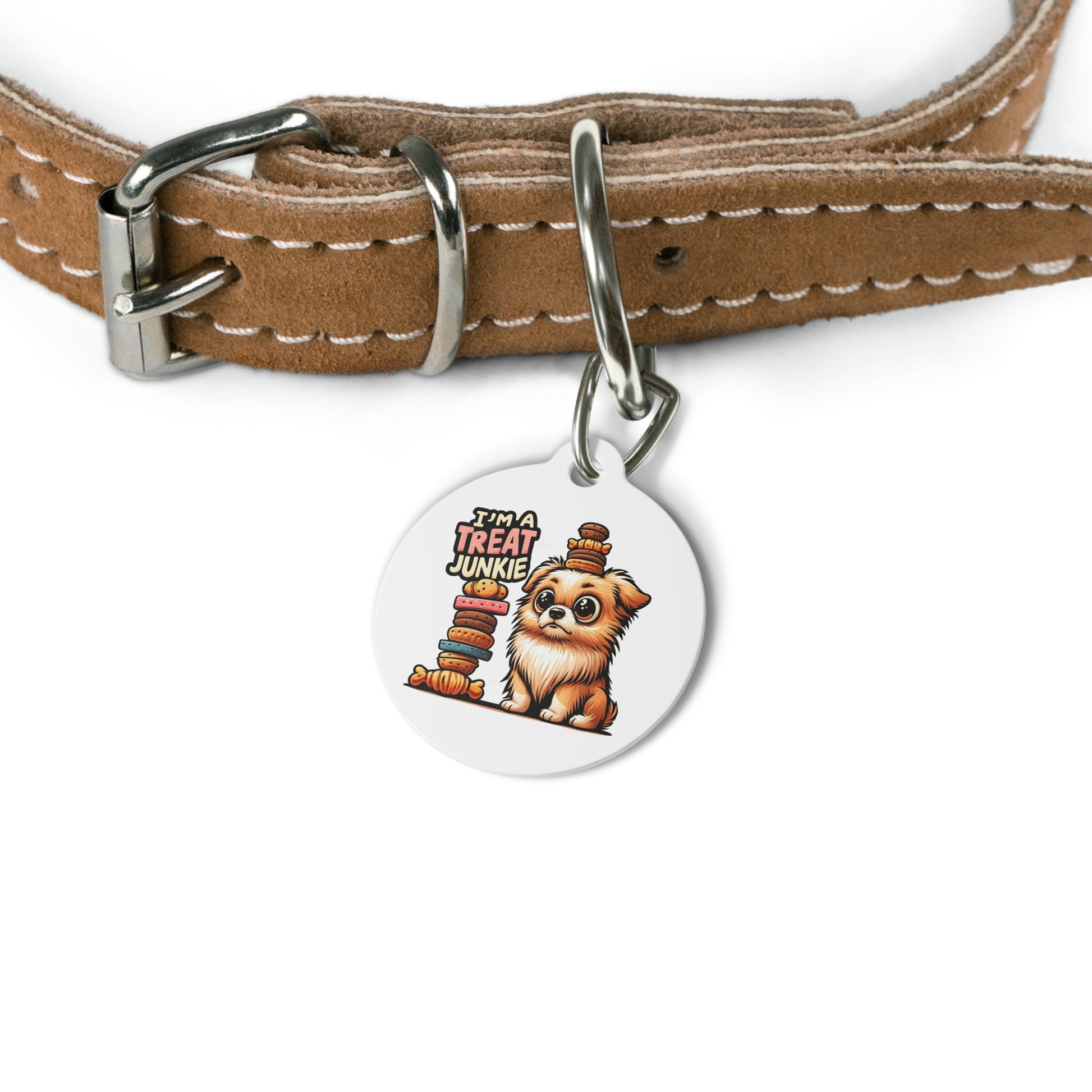 I'm A Treat Junkie - Pet Tag - Creatively Designed Shop