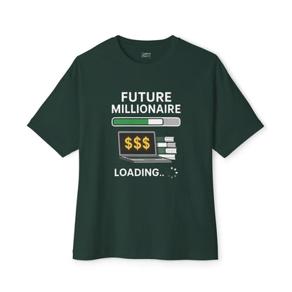 Future Millionaire Loading - Unisex Oversized Boxy Tee