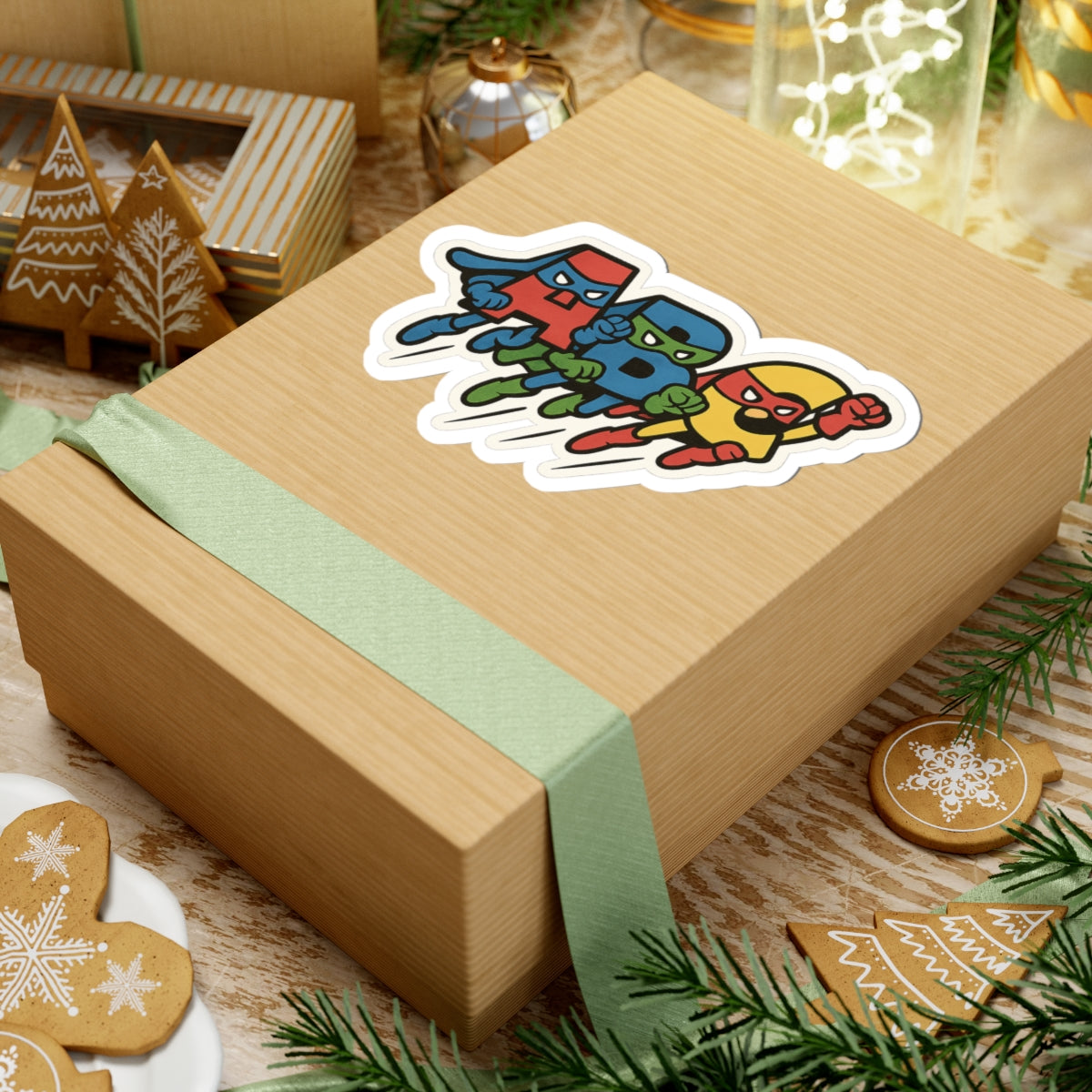 ABC Superheroes - Kiss-Cut Sticker