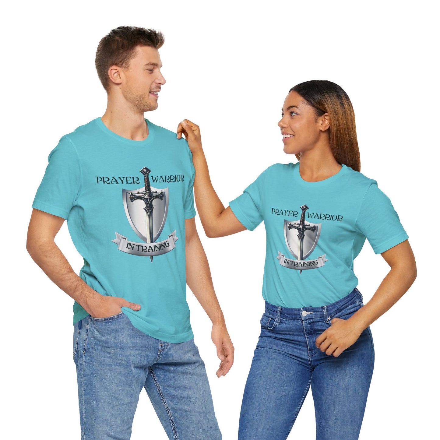 Prayer Warrior in Training - Unisex Jersey Short Sleeve Tee