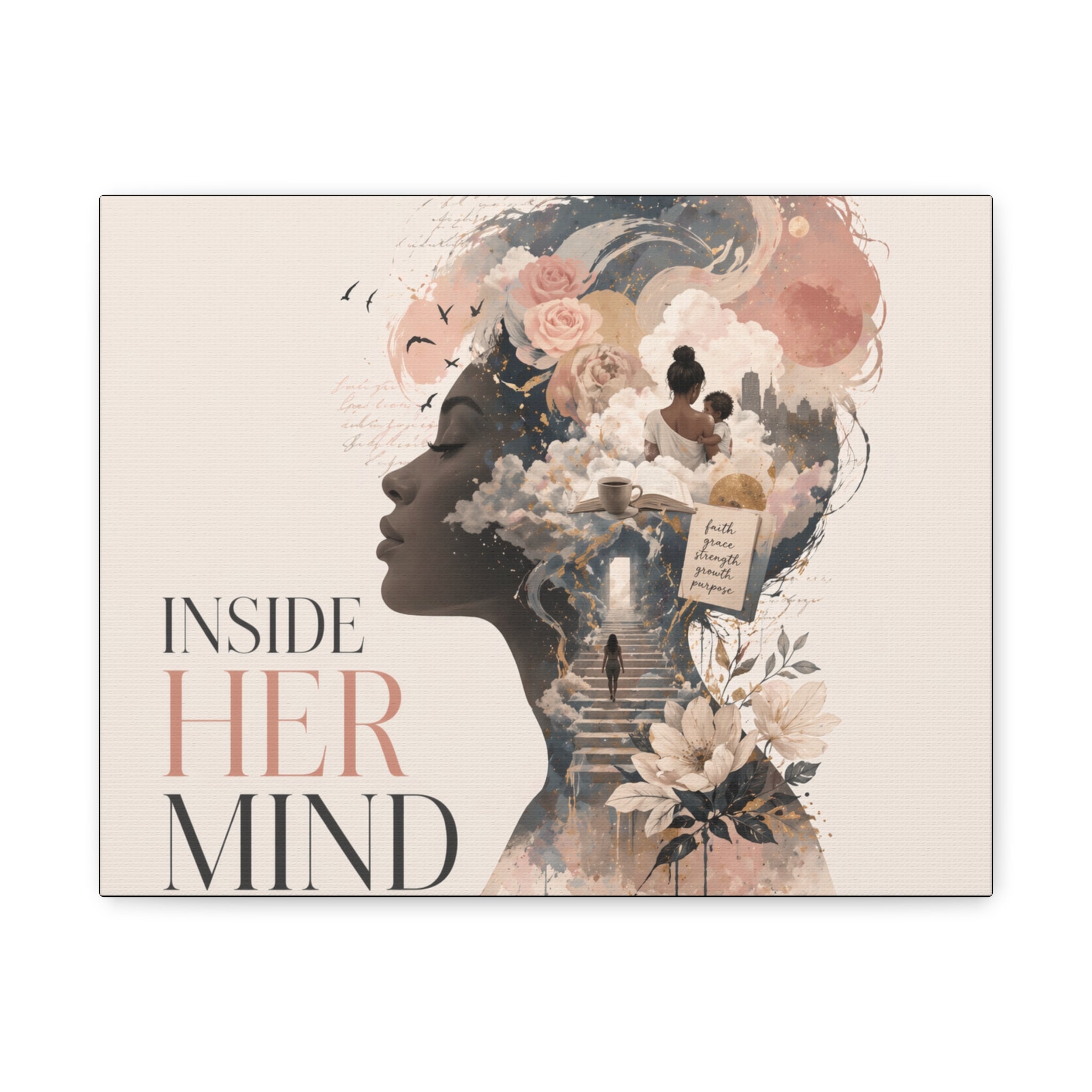 Inside Her Mind - Matte Canvas Wall Art