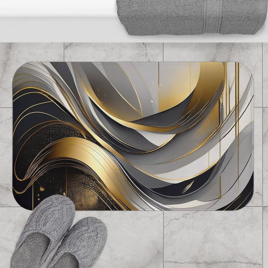 Abstract Swirl - Bath Mat