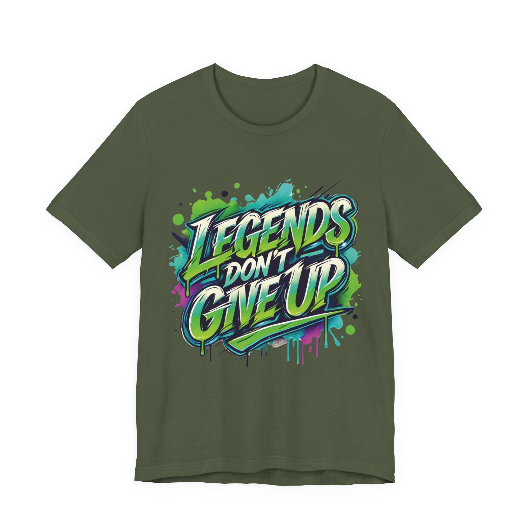 Legends Don't Give Up - Unisex Jersey Short Sleeve Tee