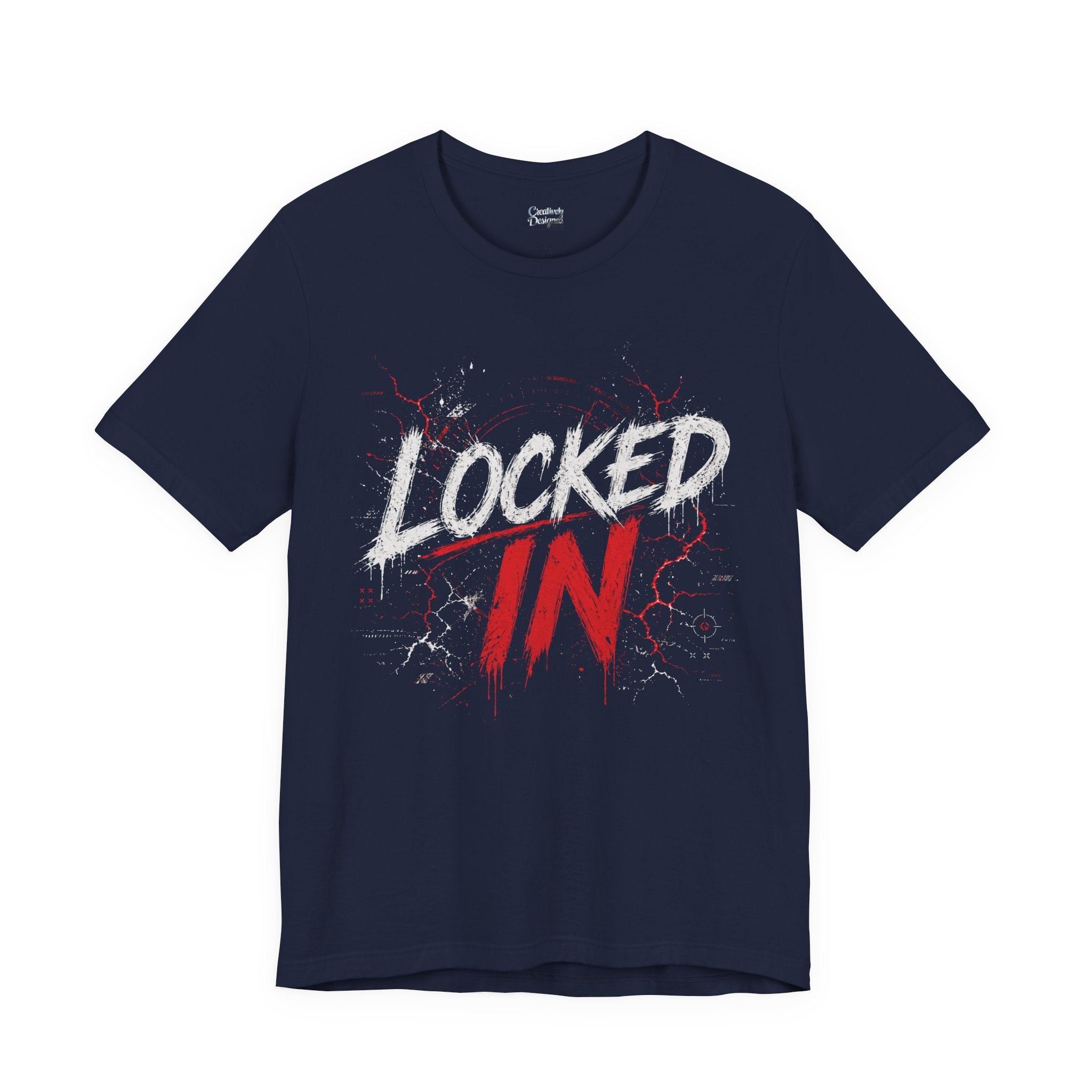 Locked In (Red) - Jersey Short Sleeve Tee