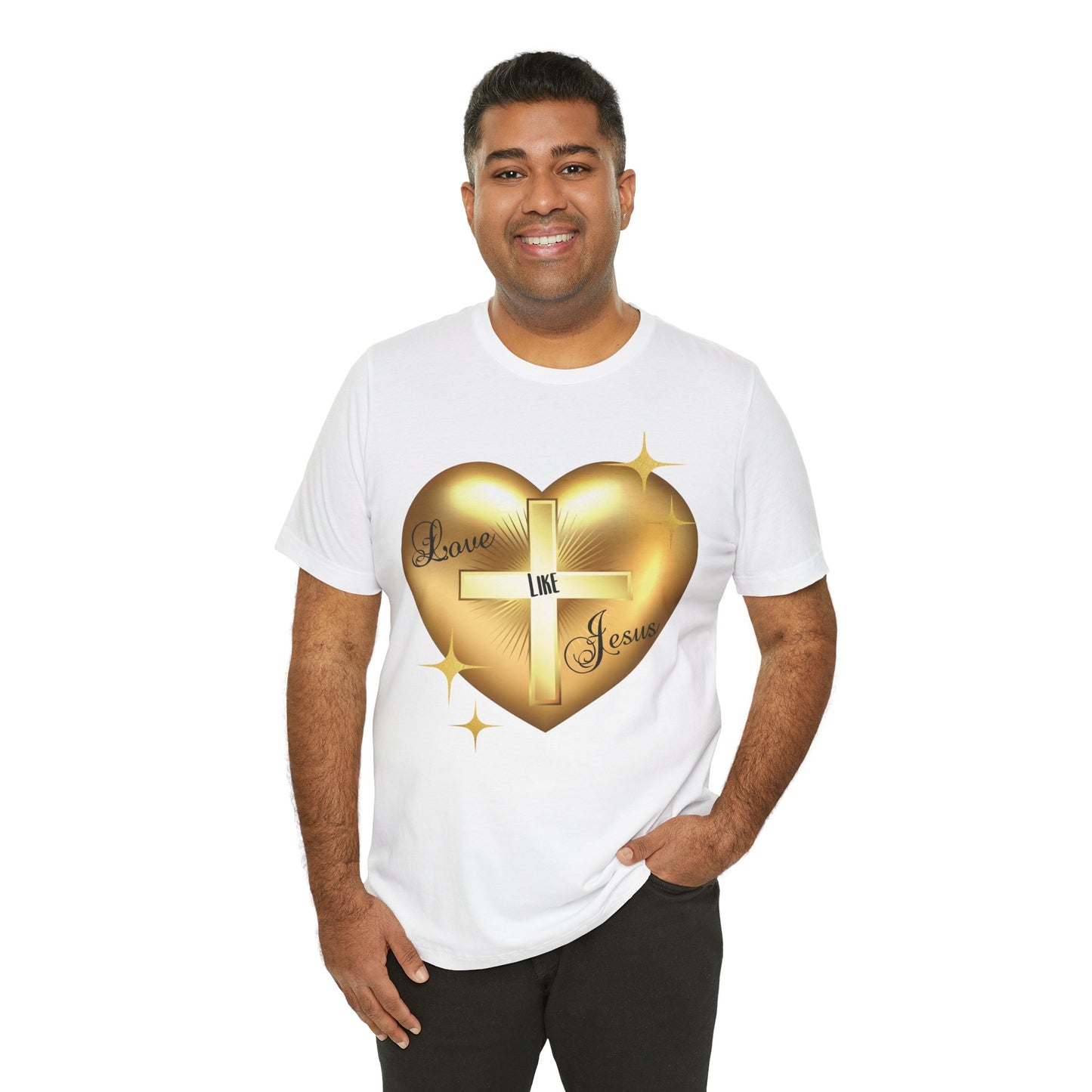 Love Like Jesus - Unisex Jersey Short Sleeve Tee