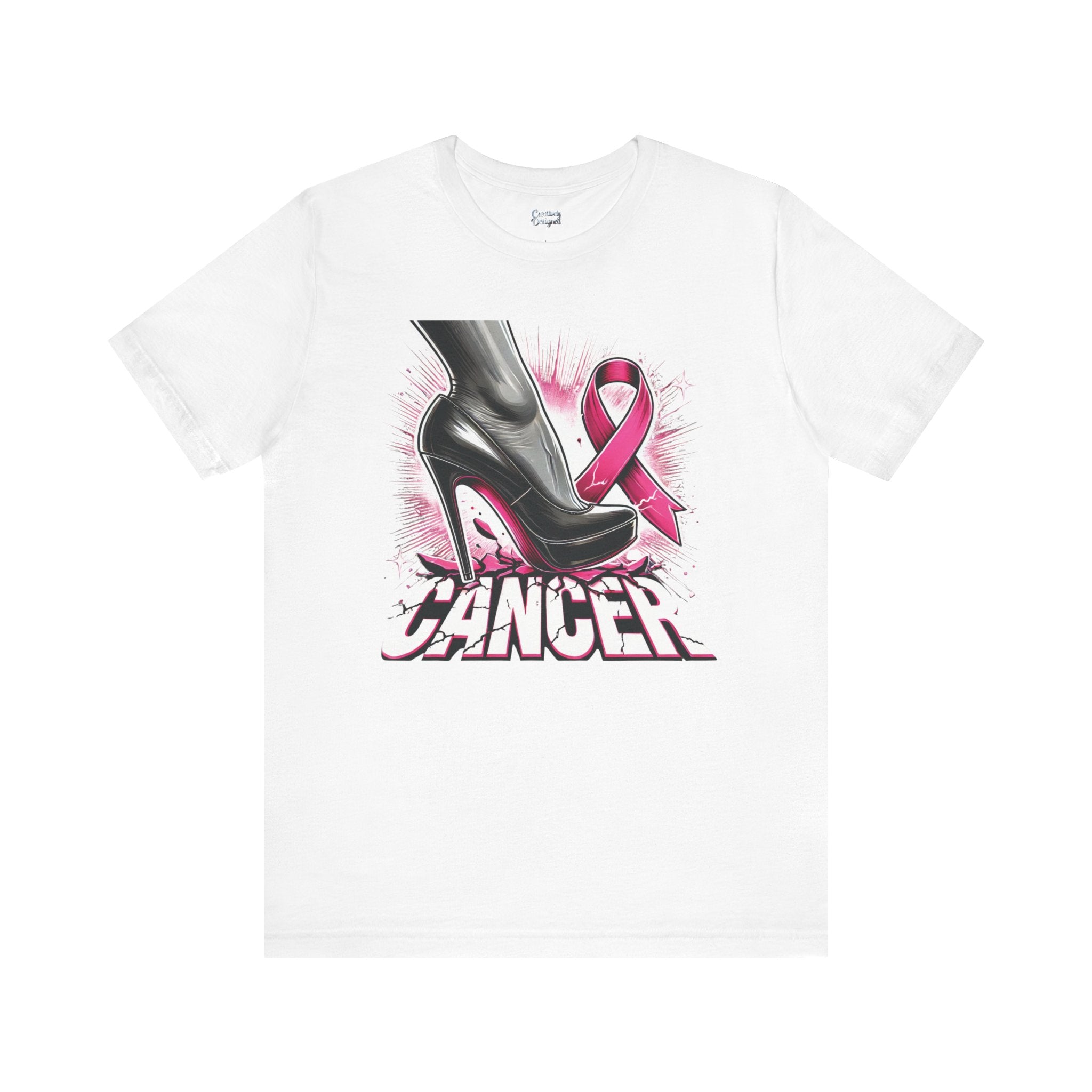 Stepping on Cancer - Unisex Jersey Short Sleeve Tee