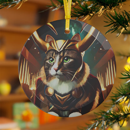 A Very Loki Christmas - Glass Ornaments - Creatively Designed Shop