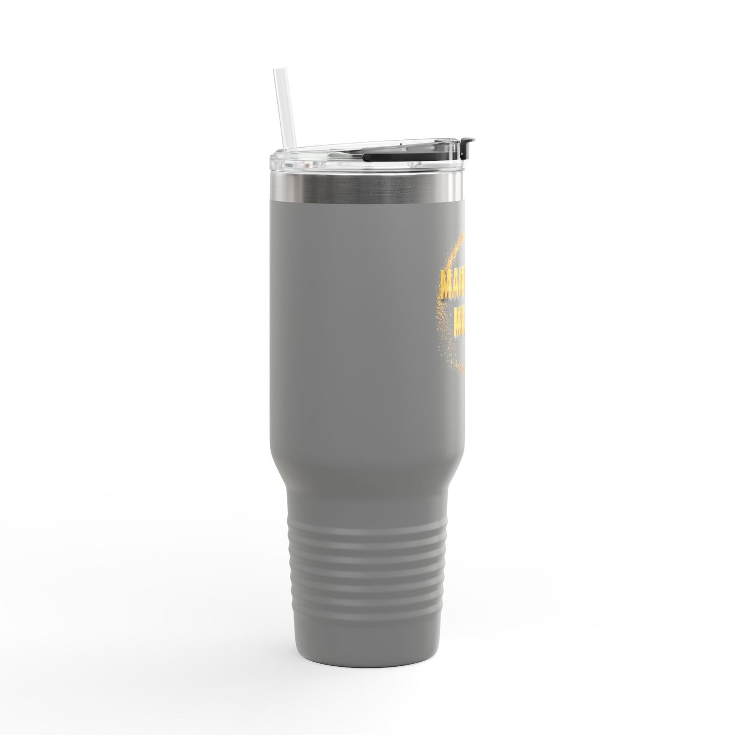 "Manifesting Millions" - Insulated Travel Mug, 40oz