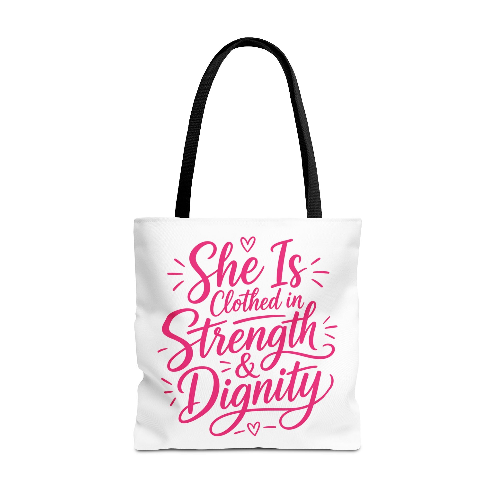 She Is Clothed in Strength & Dignity - Tote Bag