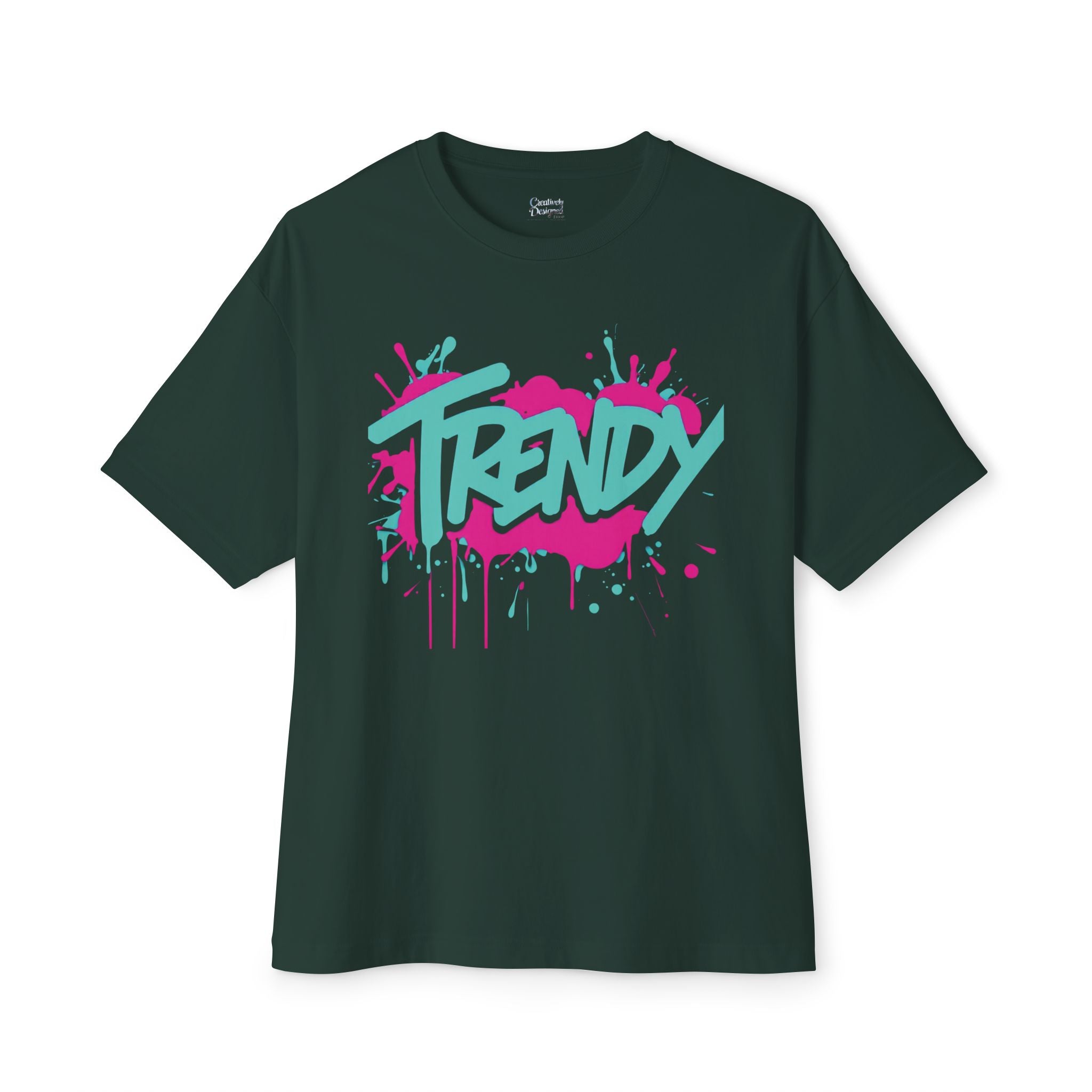 "Trendy" - Unisex Oversized Boxy Tee