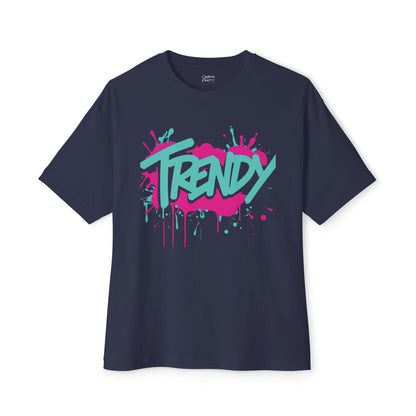 "Trendy" - Unisex Oversized Boxy Tee