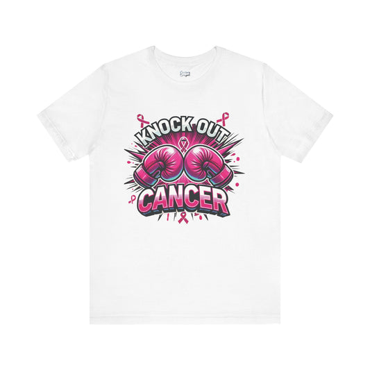 Knock Out Cancer - Unisex Jersey Short Sleeve Tee