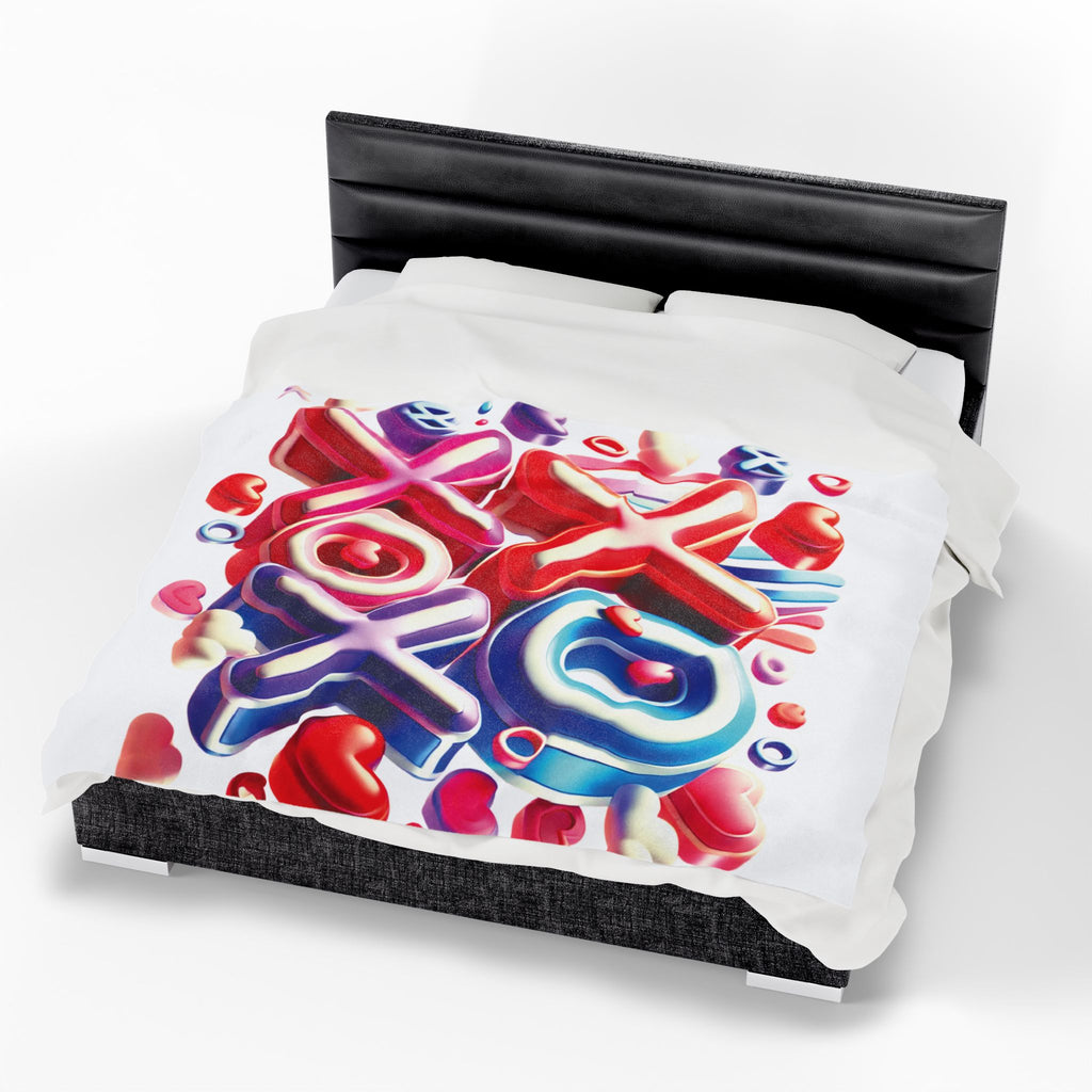 XOXO - Velveteen Plush Blanket
