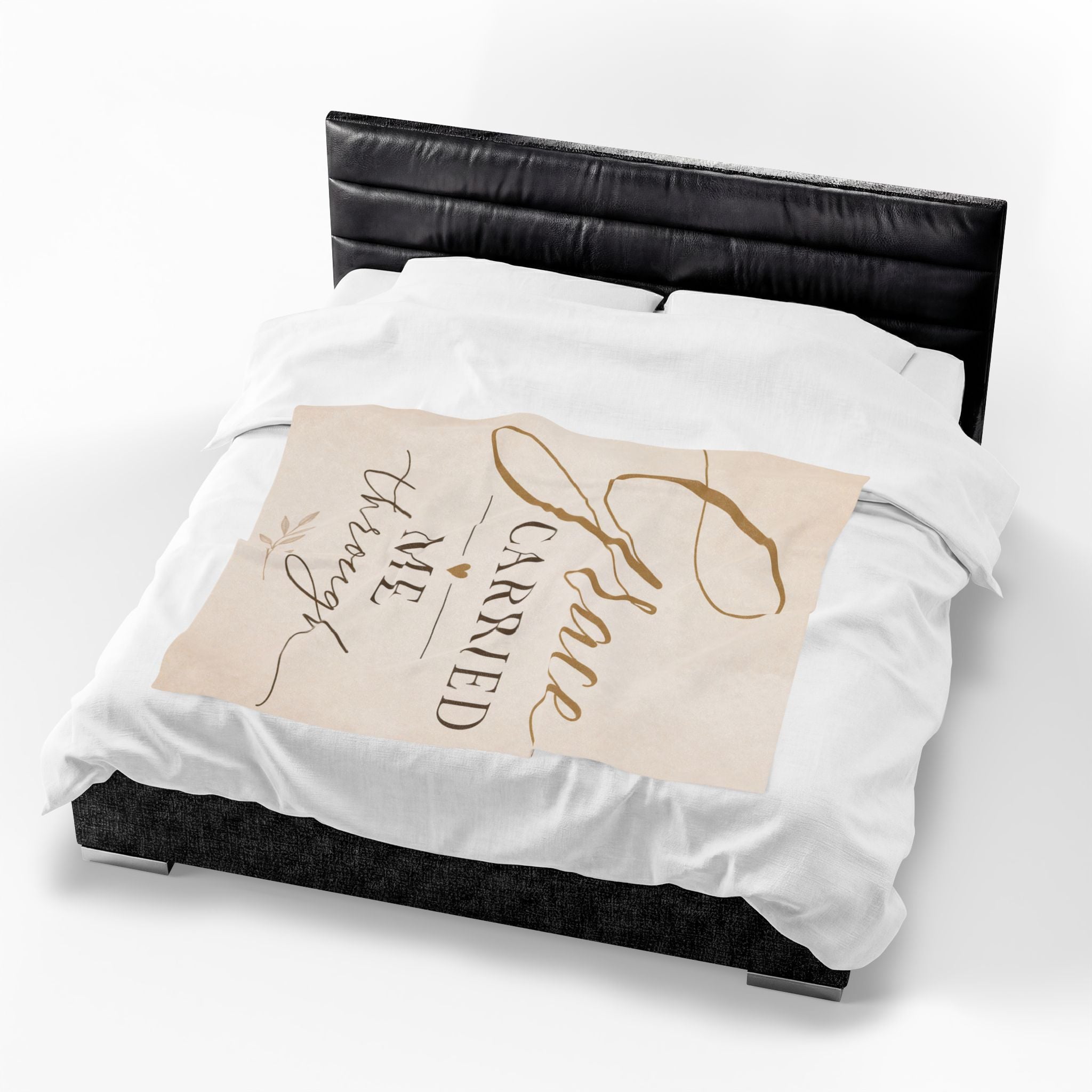Grace Carried Me Through - Velveteen Plush Blanket