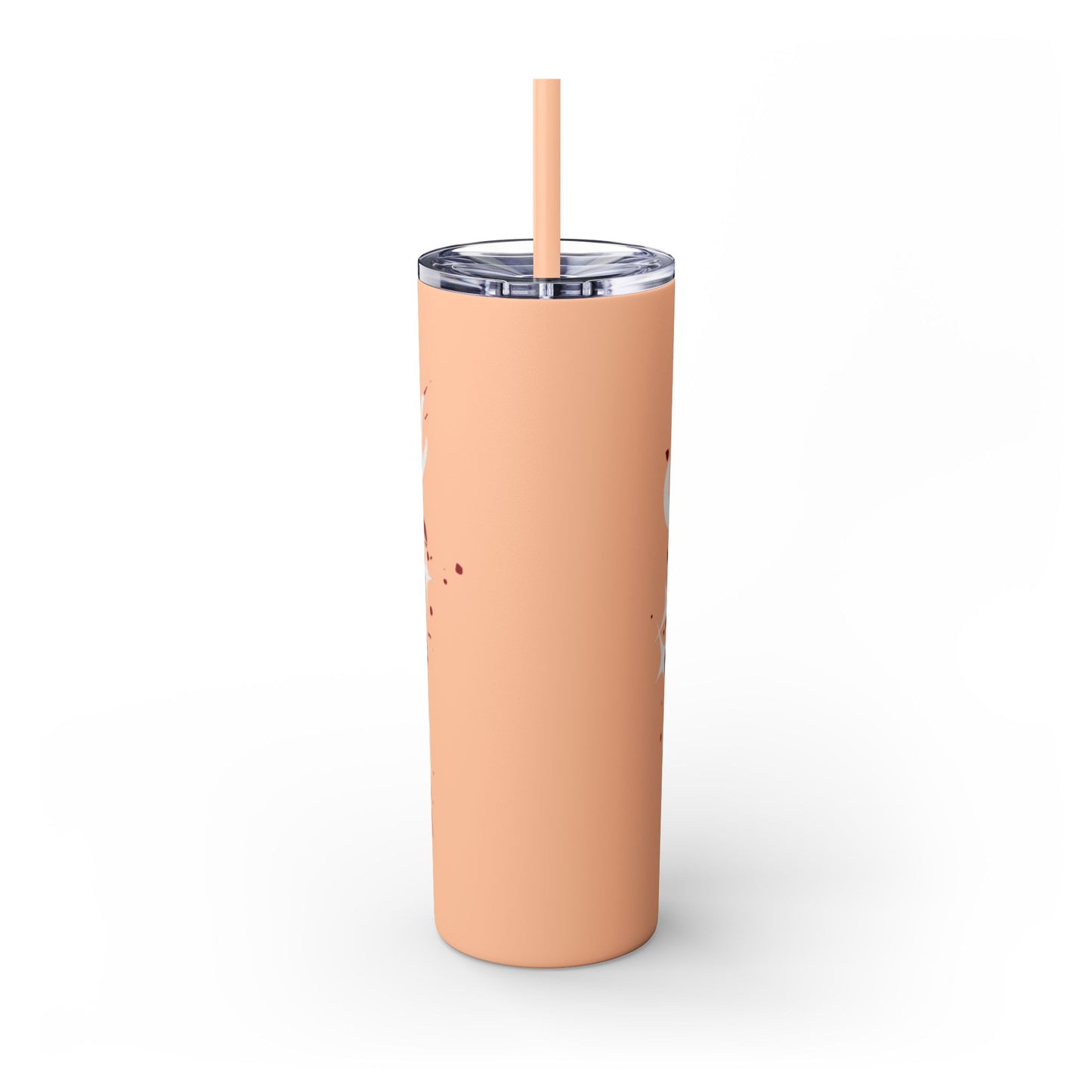 Beauty Speaks - Skinny Tumbler with Straw, 20oz