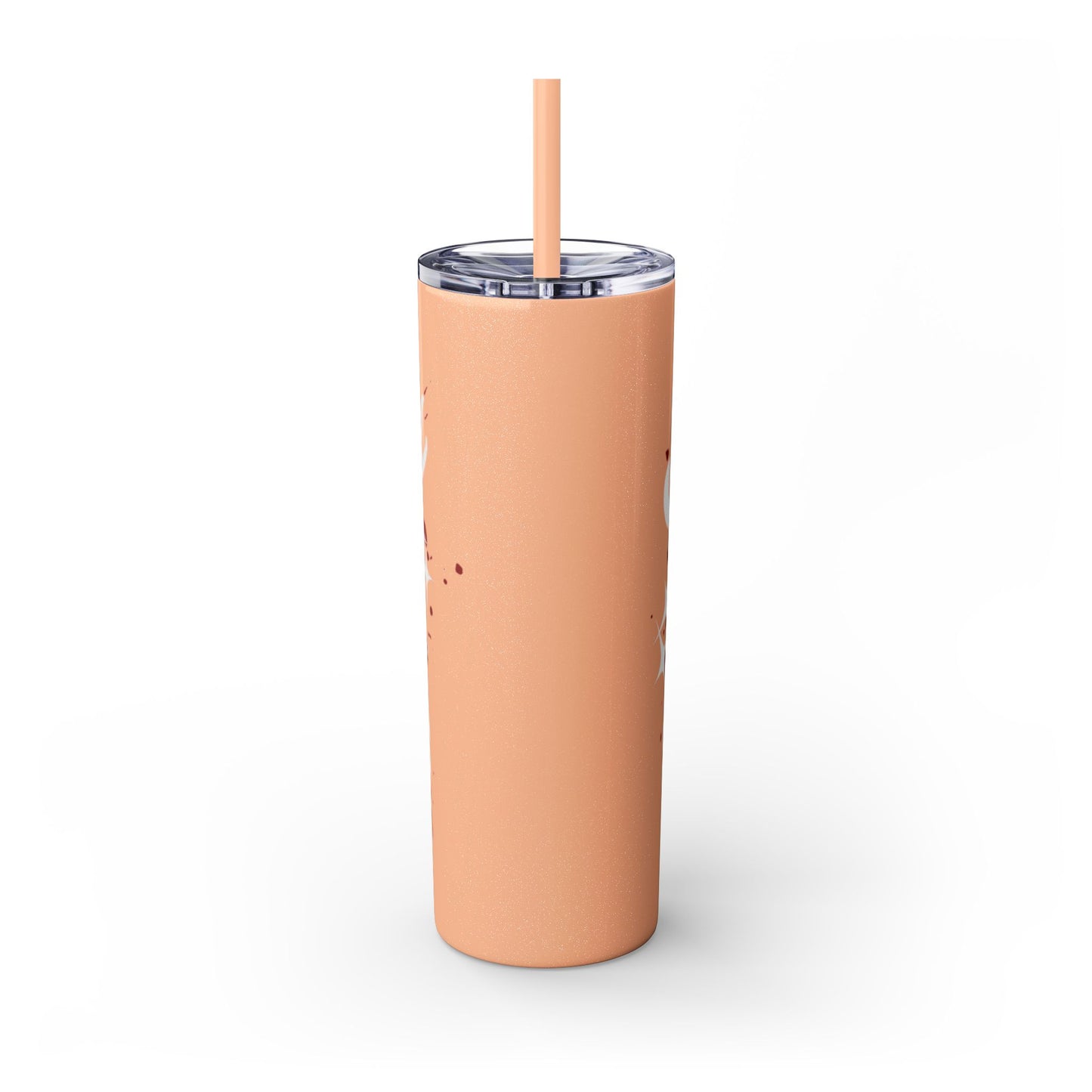 Beauty Speaks - Skinny Tumbler with Straw, 20oz