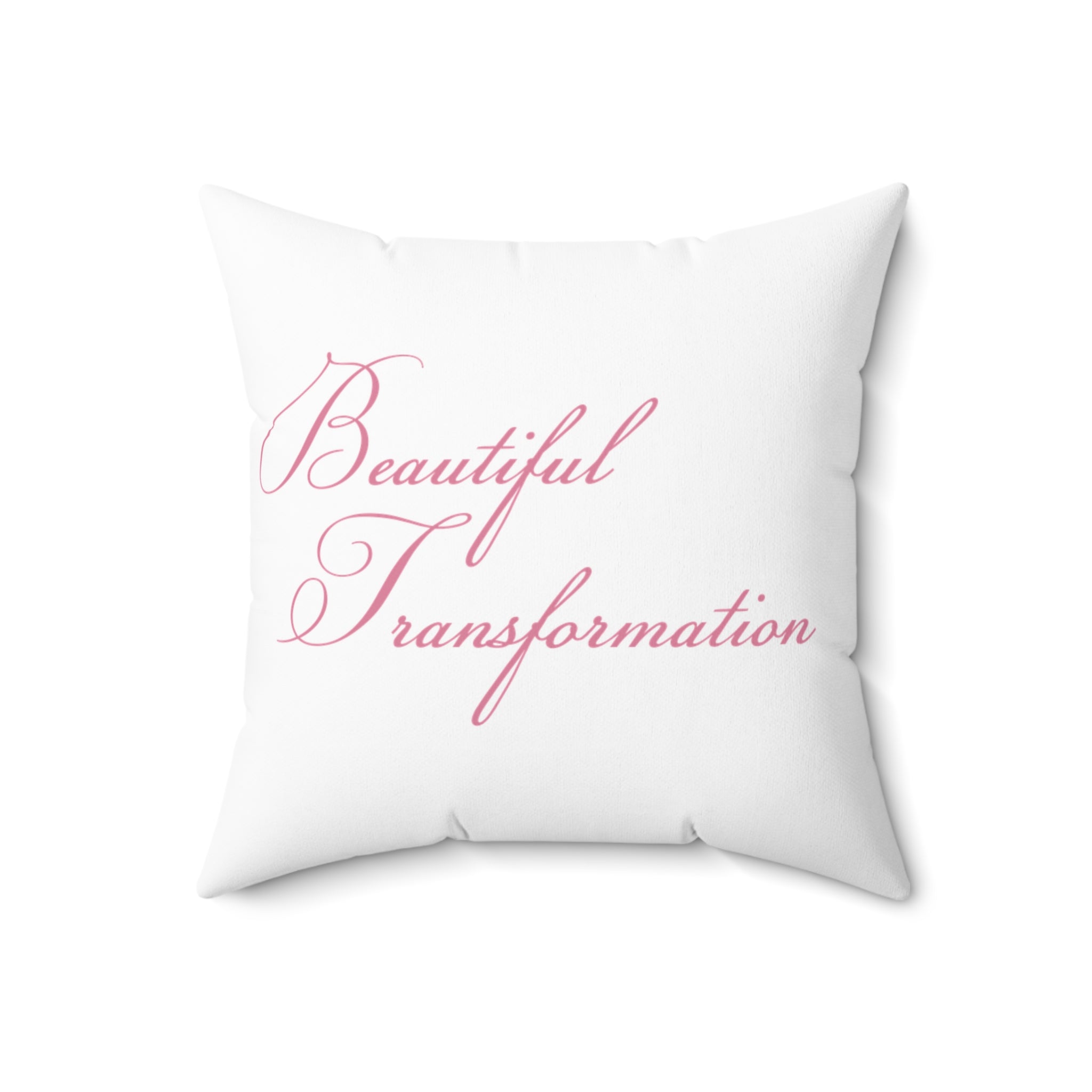 Beautiful Transformation - Spun Polyester Square Pillow