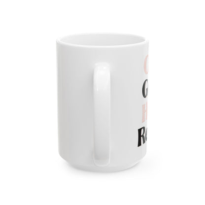 Coffee, Goals, Hustle, Repeat - Ceramic Mug (11oz & 15oz) - Creatively Designed Shop
