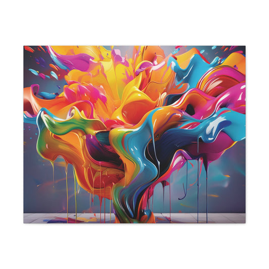 "Graffiti Splash" - Canvas Gallery Wraps