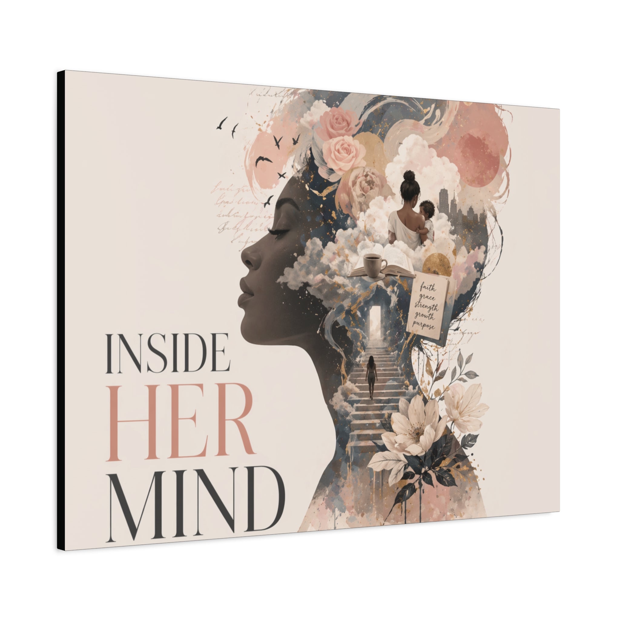 Inside Her Mind - Matte Canvas Wall Art