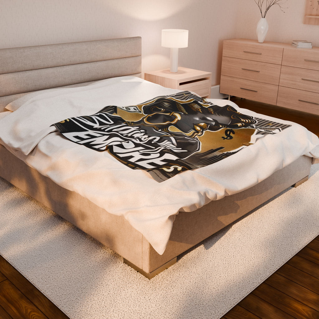 Building My Empire – Plush Velveteen Blanket