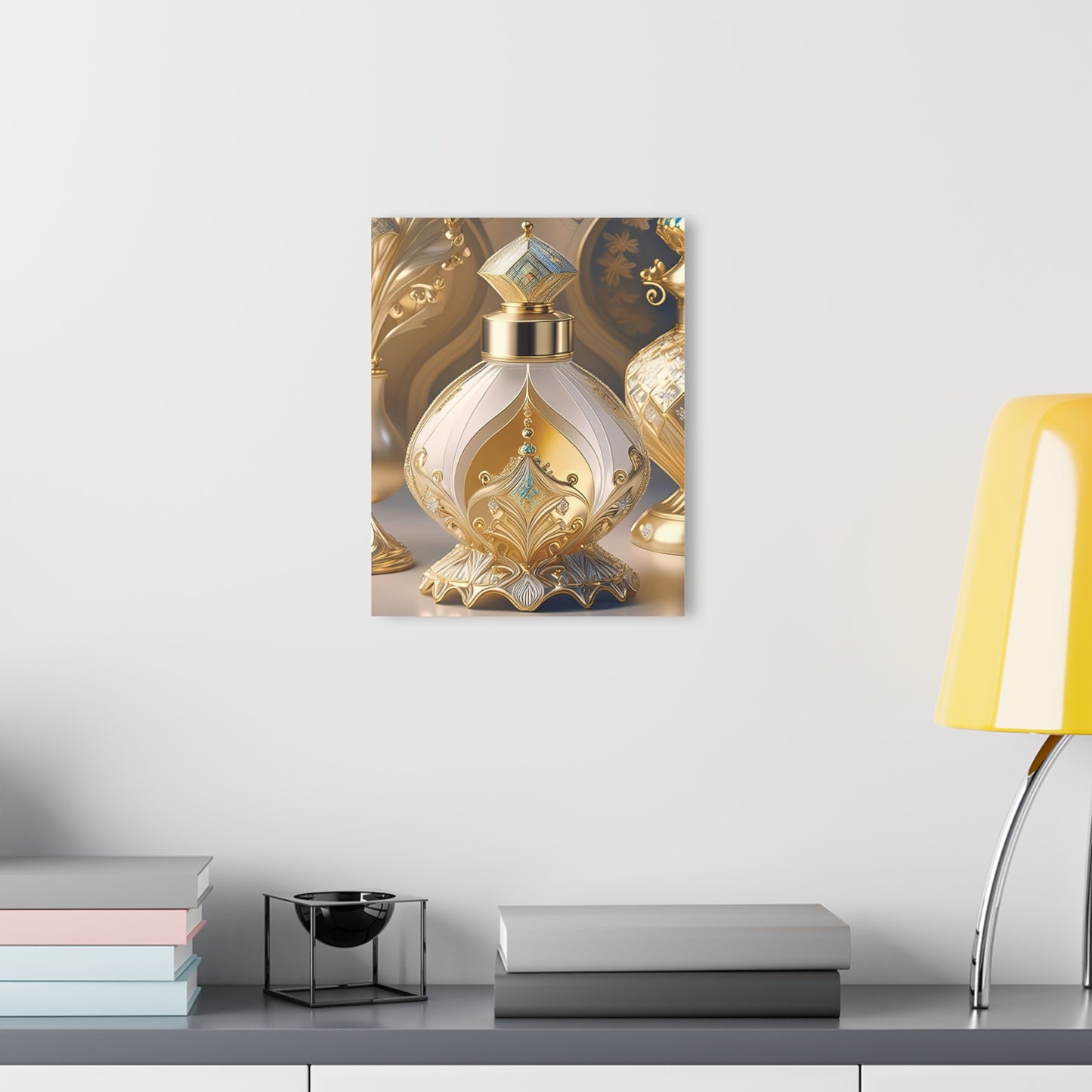 Elegant Perfume Art - Acrylic Prints (French Cleat Hanging)