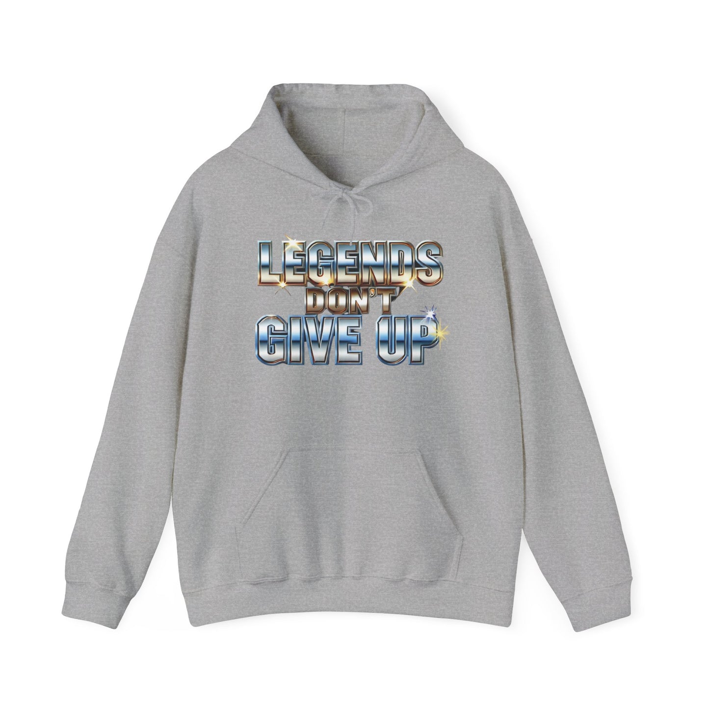 Legends Don't Give Up - Unisex Heavy Blend™ Hooded Sweatshirt - Creatively Designed Shop