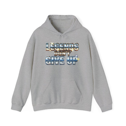 Legends Don't Give Up - Unisex Heavy Blend™ Hooded Sweatshirt - Creatively Designed Shop