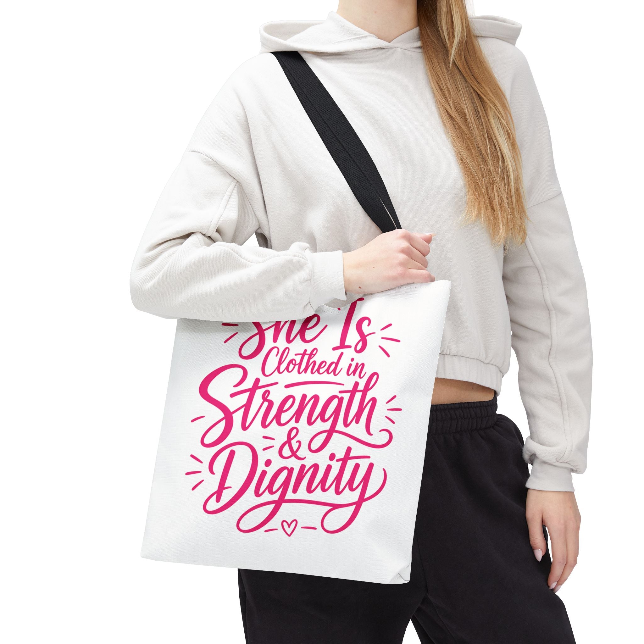 She Is Clothed in Strength & Dignity - Tote Bag