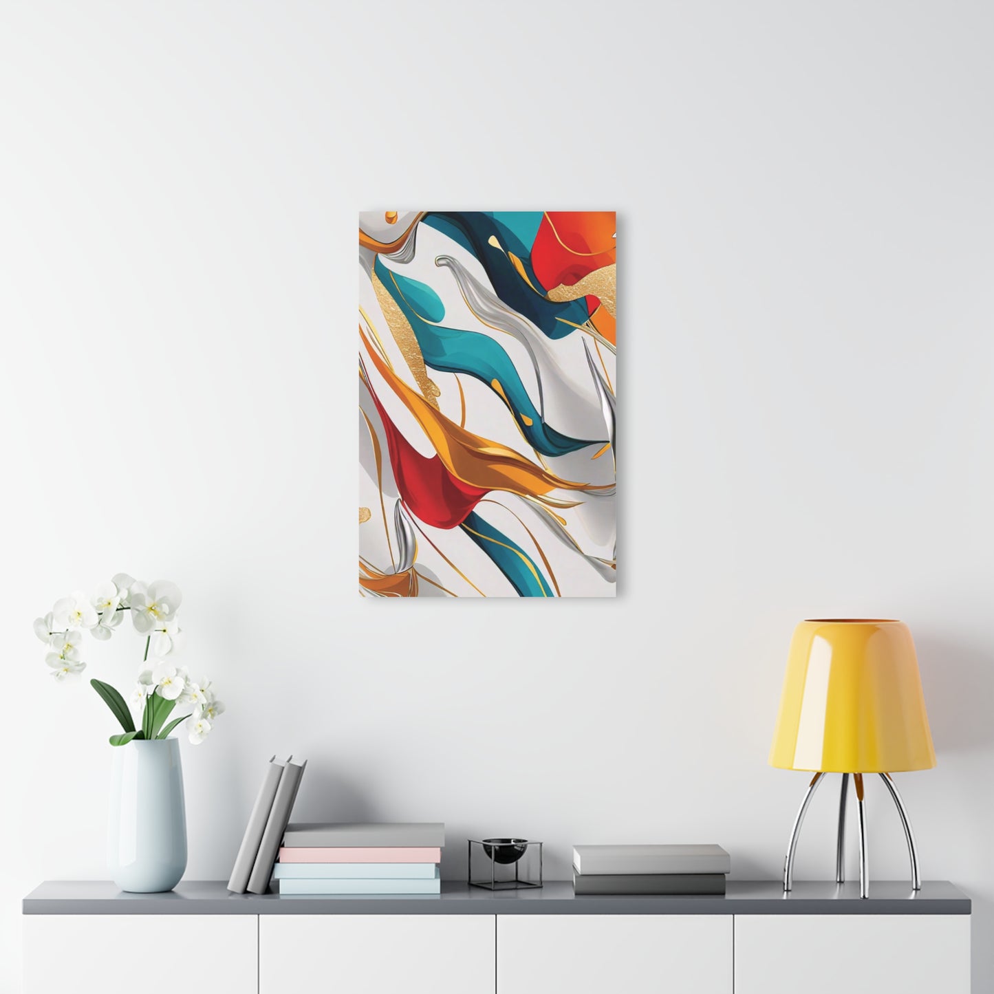 Multi-Colored Abstract - Acrylic Prints (French Cleat Hanging)