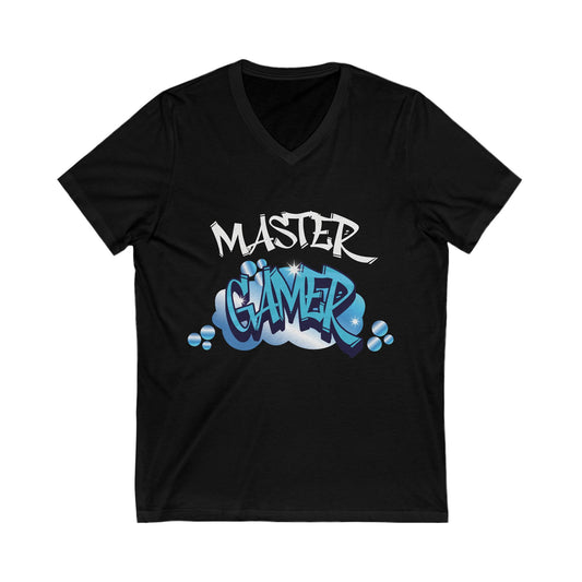 Master Gamer - Unisex Jersey Short Sleeve V-Neck Tee