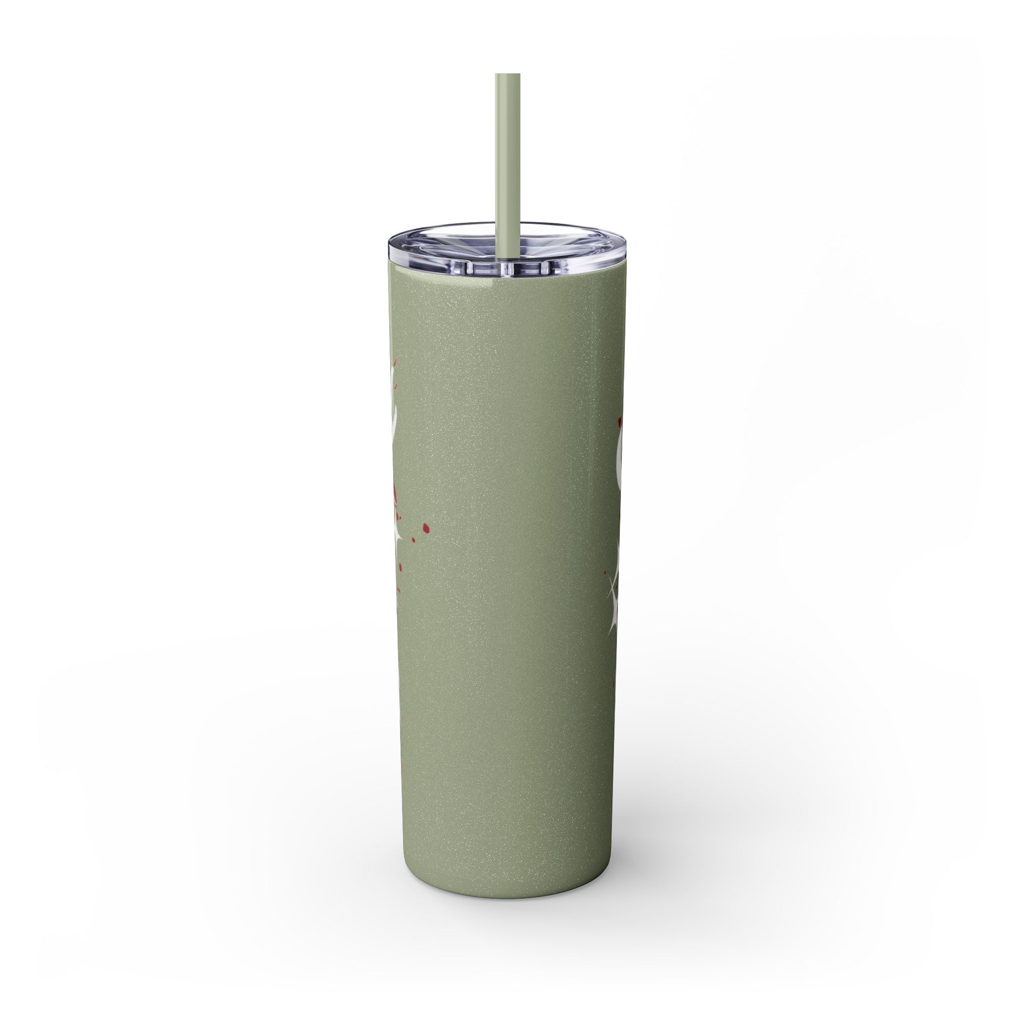 Beauty Speaks - Skinny Tumbler with Straw, 20oz