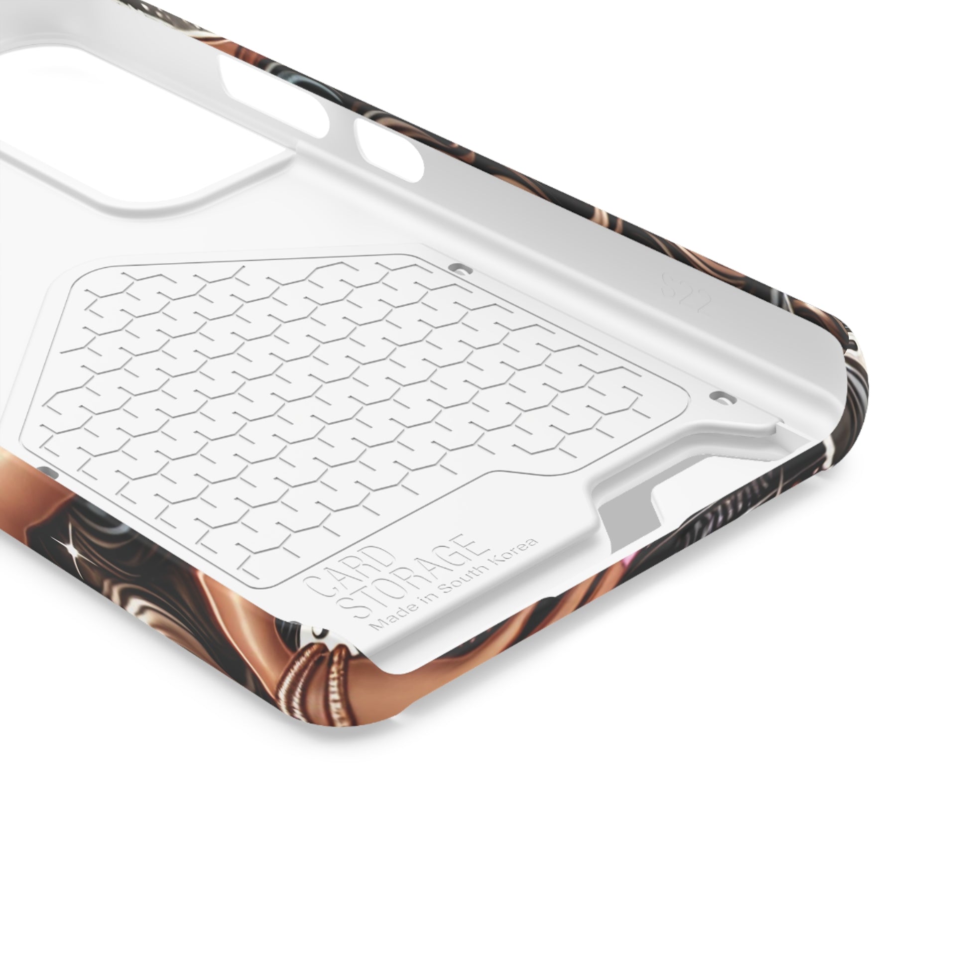 "Beautiful" - Phone Case With Card Holder - Creatively Designed Shop
