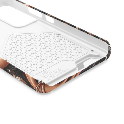 "Beautiful" - Phone Case With Card Holder - Creatively Designed Shop