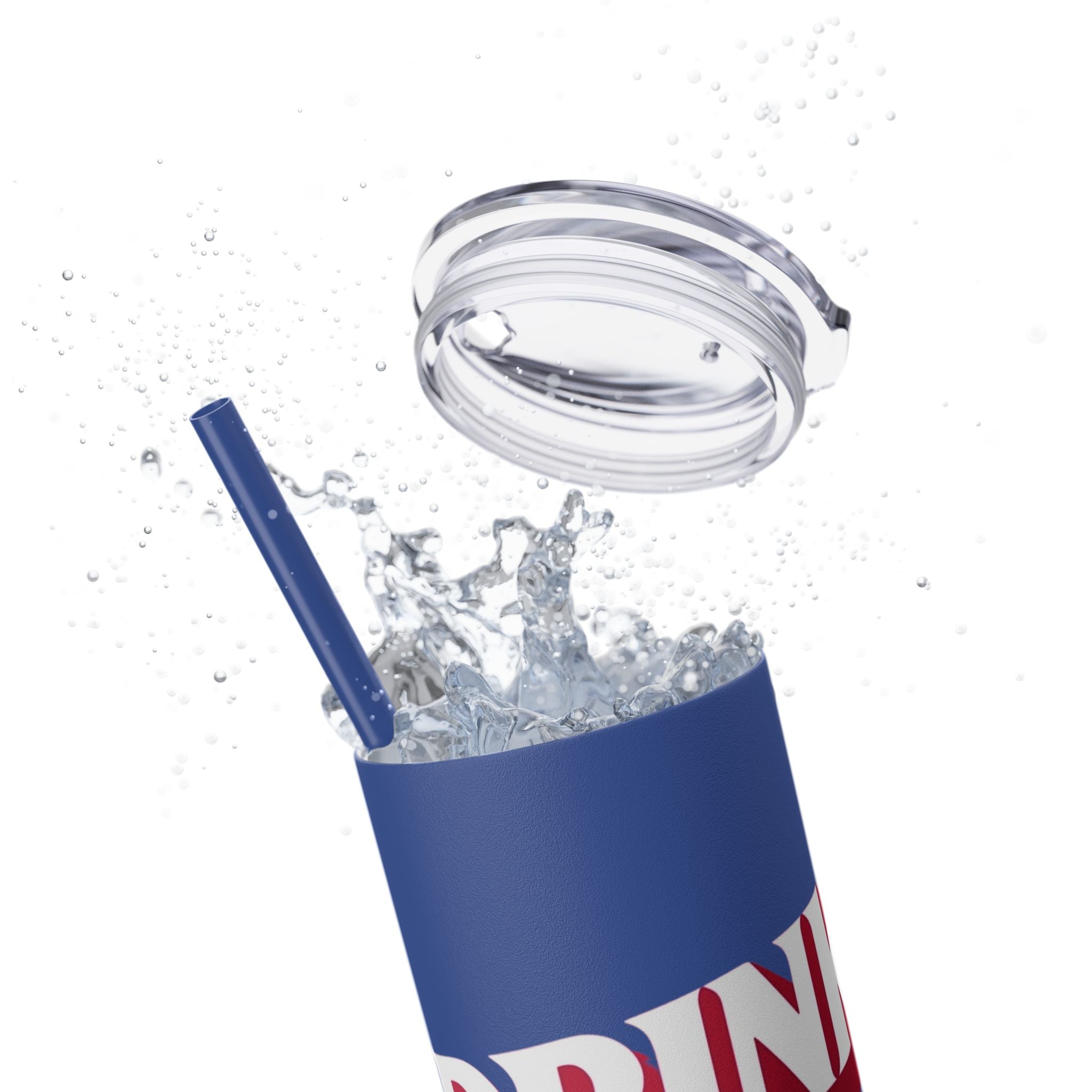 Drink Like A Boss - Skinny Tumbler with Straw, 20oz