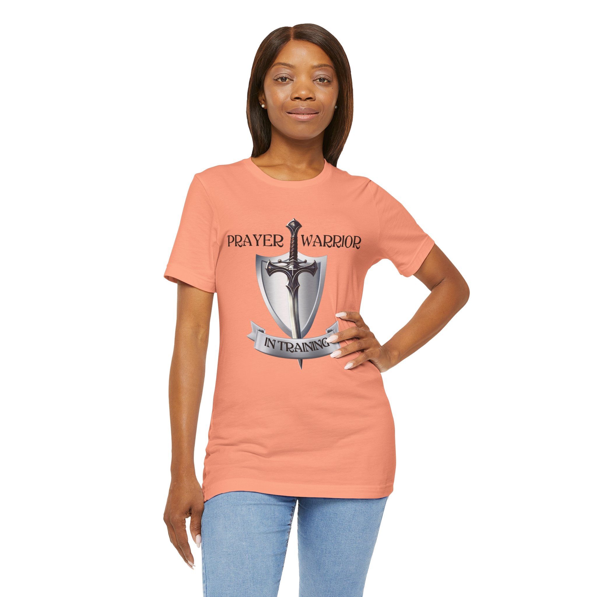 Prayer Warrior in Training - Unisex Jersey Short Sleeve Tee