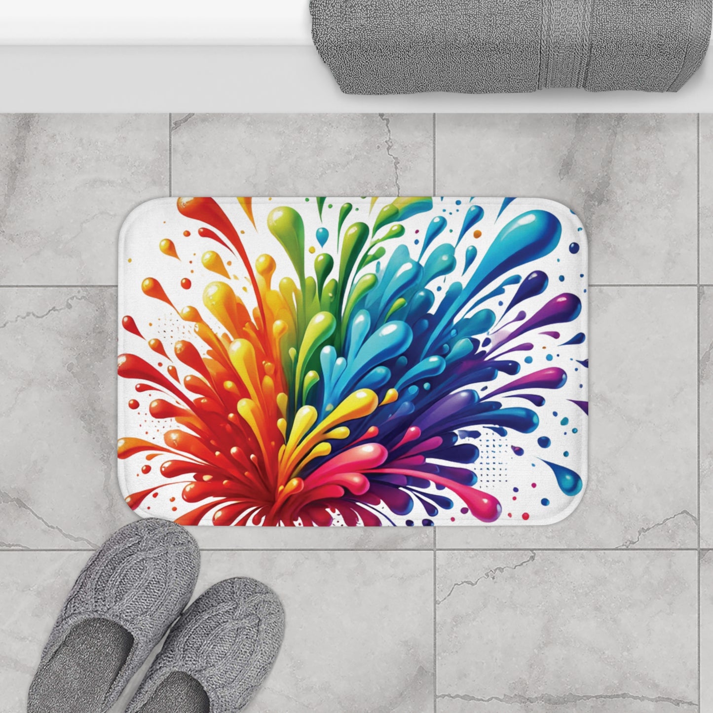 Color Splash - Bath Mat