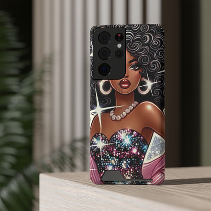 "Gorgeous" - Phone Case With Card Holder