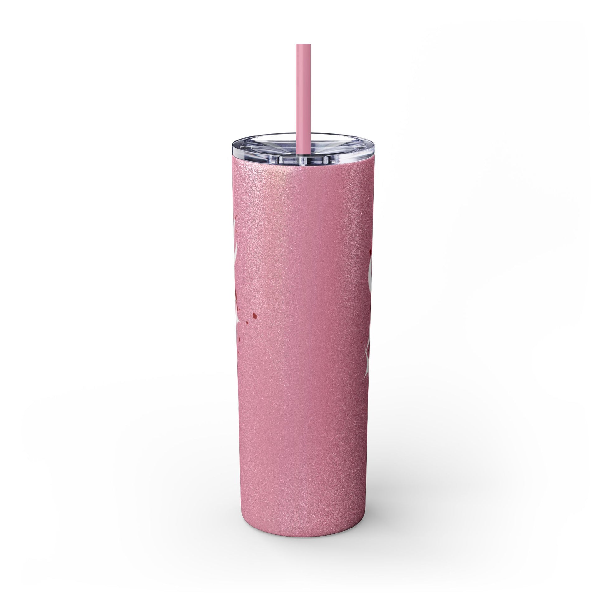 Beauty Speaks - Skinny Tumbler with Straw, 20oz - Creatively Designed Shop
