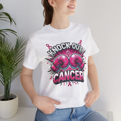 Knock Out Cancer - Unisex Jersey Short Sleeve Tee