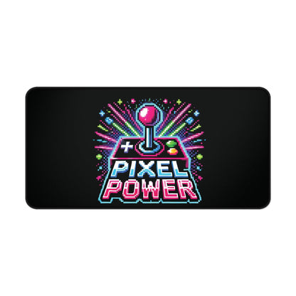 "Pixel Power" - Desk Mat - Creatively Designed Shop