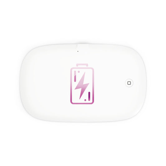 Charging Icon (Pink) -UV Phone Sanitizer and Wireless Charging Pad