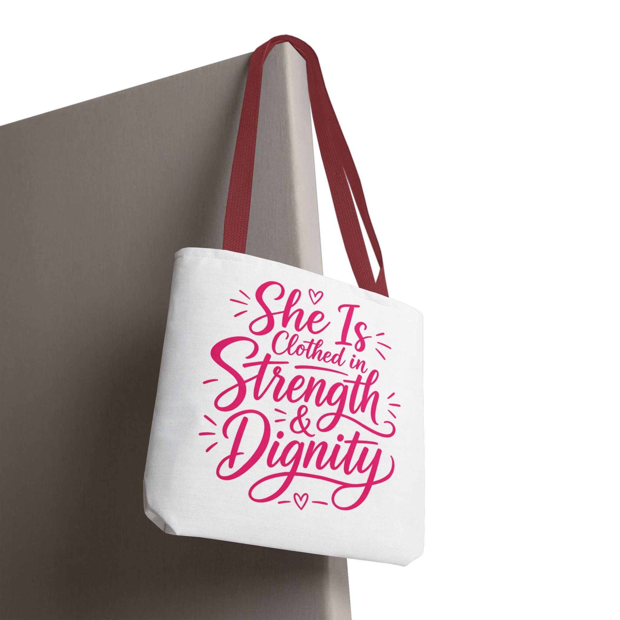 She Is Clothed in Strength & Dignity - Tote Bag